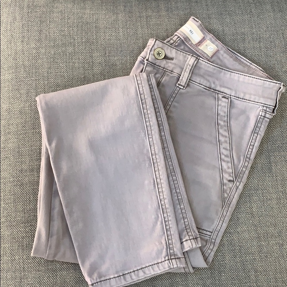 Long cotton pants by Anthropologie
